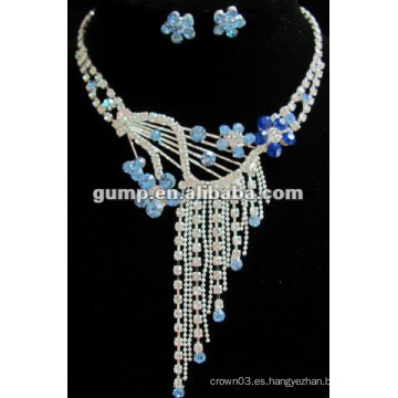 Rhinestones boda joyería nupcial conjunto (GWJ12-089)